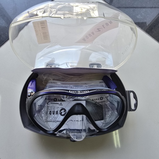 [003033] Aqua lung Mask Linea clear/twilight ( purple )